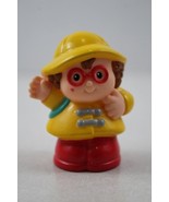 FISHER PRICE LITTLE PEOPLE Maggie with Backpack &amp; Waving - $2.47