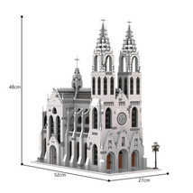 Gothic Cathedral Building Blocks Set City Architecture MOC Model Bricks Kit Toys - £371.61 GBP