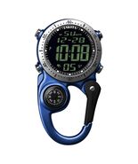 Dakota Digital Backpacker Clip Watch, Pocket Watch Alarm, Timer &amp; Dual Time - $64.95