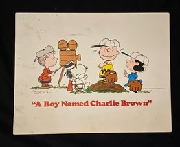 A Boy Named Charlie Brown Promo Book 1969 Schultz - $48.50