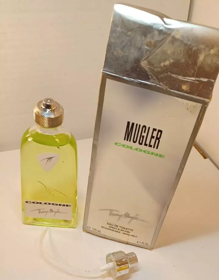 Mugler Cologne by Thierry Mugler EDT Spray &amp; Splash 4.1 oz/125 ml-NO SEAL! - £100.82 GBP