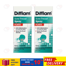 2 X 15ml DIFFLAM FORTE Anti-Inflammatory Throat Spray for fast pain relief - £37.84 GBP