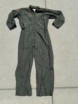 Coveralls Flyers Mens Summer CWU-27/P Size 42R Sage Green Military Fligh... - $34.64