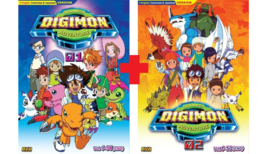 DVD Anime Digital Monsters DIGIMON Adventure 01+02 Series (1-104) English Dubbed - £31.17 GBP