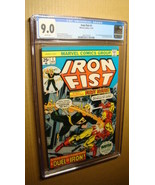 IRON FIST 1 *CGC 9.0 WHITE PAGES* VS IRON MAN 1ST SOLO 1975 CLASSIC MARV... - £219.17 GBP