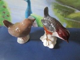 Goebel / Bing &amp; Grondhal Ceramic Birds Figurines 2 1/4 X 2 1/2&quot; - £38.93 GBP