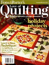 Fons &amp; Porter’s Love of Quilting Nov-Dec 2009, Holiday Cheer Projects &amp; More - £4.53 GBP