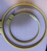 Wooden Hoops/Frame Round Vtg Look (Two) ~One 14” &amp; One 10” For NEEDLEWORK/SEWING - £9.49 GBP