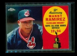 2008 Topps Chrome 50TH Anniversary Baseball Card ARC4 Manny Ramirez Indians - £6.61 GBP