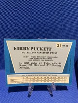 1988 Topps Rite-Aid Team MVP&#39;s 21 Kirby Puckett Twins Baseball Card HOF - £11.68 GBP