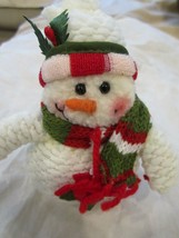 CUTE Snowman Ornament with Weighted Bottom New - £6.38 GBP