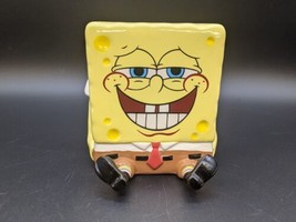 Spongebob Squarepants  Sponge Bob Ceramic Coin Piggy Money Bank Nickelodeon 5.5&quot; - £19.32 GBP