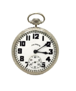 Antique 1923 Illinois Watch Co. Bunn 19j White Gold Filled Pocket Watch 16s - £385.62 GBP