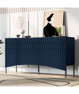 Elegant 4-Door Sideboard: Curved Doors &amp; Arched Design - $6,939.34 MXN