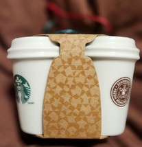 Starbucks 4 Coffee Cups 2011 Christmas Ornament Pack Mugs From 1971, 1992, 2011 - £35.53 GBP