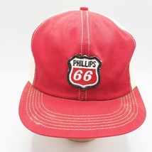 Phillips 66 Trucker Hat Mesh Cap Snapback Hat Adjustable - £55.00 GBP