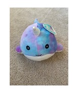 NWT Squishmallows Hallie Narwhal Plush Toy Pastel Tie-Dye Colors Cute &amp; ... - $379.99 MXN