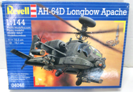 REVELL 04046 AH-64D LONGBOW APACHE HELICOPTER MODEL KIT - 1:144 SCALE - $18.21 CAD