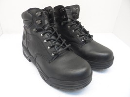 Hawx Men&#39;s 6&quot; Enforcer Soft Toe Leather Work Boot Black Size 10.5D - £58.86 GBP