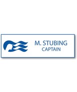 LOVE BOAT CAPTAIN MERRILL STUBING NAME BADGE BUTTON HALLOWEEN COSPLAY PI... - $15.24