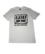 Unisex Cotton God Got Me Design T-Shirt (US, Alpha, Large, Regular, Regular, Whi - $34.61 CAD