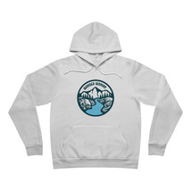 Wander Woman Unisex Sponge Fleece Pullover Hoodie | Mountains Graphic Adventure  - £66.69 GBP+