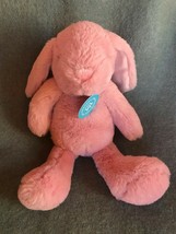 Manhattan Toy Company Super Soft Plush Pink Floppy Easter Bunny Rabbit Stuffed  - £8.86 GBP