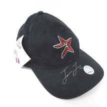 Vintage Houston Astros Jason Lane MLB Baseball Cap Hat Black Adjustable Signed - £14.18 GBP