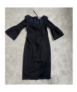 Boden Pencil Dress Womens Size 6 Black Knee Length Long Sleeve Business ... - $28.30