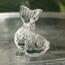 Swarovski Crystal Fish Miniature Figurine Clear Glass Mini Fish Figure Vintage - £11.22 GBP
