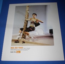 Mia Doi Todd Fader Magazine Photo Clipping Vintage 2003 555 SOUL Adverti... - £11.79 GBP