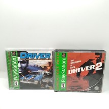 Driver 1 &amp; 2 (Sony PlayStation 1, PS1) Complete W/Manual, 2 Game Bundle!  - £28.85 GBP