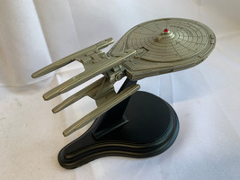 Vtg 1993 Franklin Mint Star Trek &quot;STARGAZER&quot; Pewter Space Ship Vehicle w... - £31.54 GBP