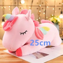 Unicorn Plush Toys Cute Pink White Horse Soft Doll Stuffed Animal Big Toys For C - £11.79 GBP