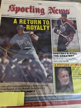 The Sporting News Wayne Gretzky Oilers Saberhagen Royals AJ Foyt May 25 ... - $12.50