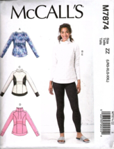 McCalls M7874 Misses L to XXL Activewear Tops and Pants UNCUT Sewing Pattern - £12.37 GBP