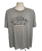 Notre Dame Fighting Irish Est 1842 Adult Large Gray TShirt - $313.19 MXN