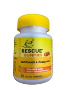 Bach Rescue Gummies (Orange flavour, 30 vegan gummies).help manage stres... - $20.57 CAD