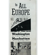 1938 U.S. Line Cruises Advertisement DC Manhattan Nautical Ship Sailing ... - $28.07 CAD