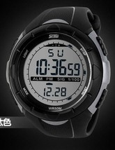 Skmei Brand Men LED Digital Military Watch, 50M Dive Swim Dress Sports Watches F - £23.22 GBP