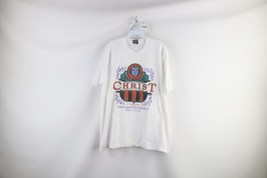 Vtg 90s Streetwear Mens XL Spell Out Christian Soldiers of Christ T-Shirt USA - £37.70 GBP