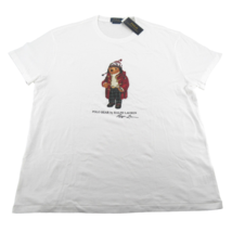 Polo Ralph Lauren Winter Bear T-Shirt Mens Size XL White TEE NEW - $49.95
