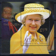 ZAYIX Alderney 163 MNH Queen Elizabeth 75th Birthday Royalty 101623SM29M - £4.58 GBP