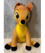 Disney Sitting Bambi Plush Deer Fawn Stuffed Animal Just Play 12” Embroi... - £7.68 GBP