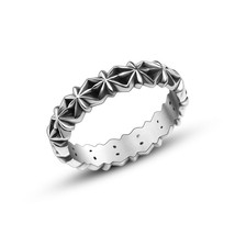 Men&#39;s Simple Pattern 4.5mm Band Ring Fine Polished US Size 6-10 Seal Ring for Me - £9.15 GBP