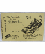 CBC QSL Ham Radio Card Postcard Celestains Jitterbug Joe Lady Bug Lafaye... - $93.89 MXN