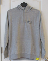 QuickSilver Into The Clouds Pullover  Fleece Hoodie Gray Men&#39;s Sz L NWT - $430.65 MXN