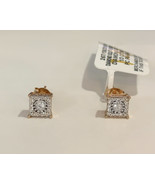 Diamond Cluster Stud Earrings in 14k Rose Gold  - £392.05 GBP