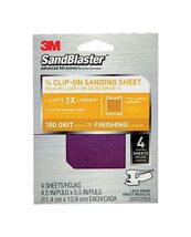 3M Sandblaster 5-1/2 in. L X 4-1/2 in. W 180 Grit Silicon Carbide Sandpa... - $6.95