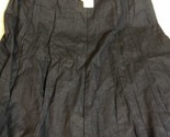 Donnkenny Vintage Women’s Split Skirt L Black Made In USA Sh4 - £12.50 GBP